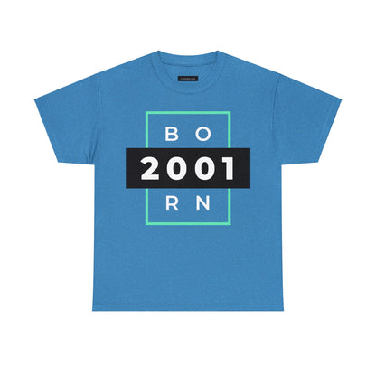 Unisex Born 2001 T-shirt