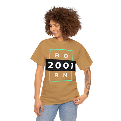 Unisex Born 2001 T-shirt