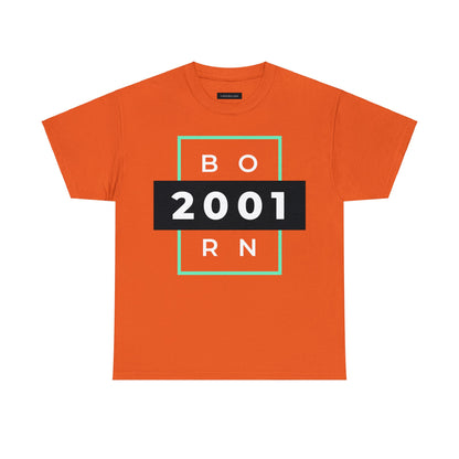 Unisex Born 2001 T-shirt