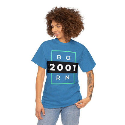 Unisex Born 2001 T-shirt